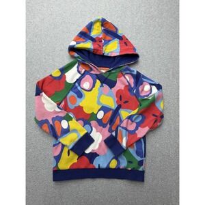 Mini Boden Hoodie Youth 8-9Y 134cm Multicolor Butterfly Print Raglan‎ Sweatshirt
